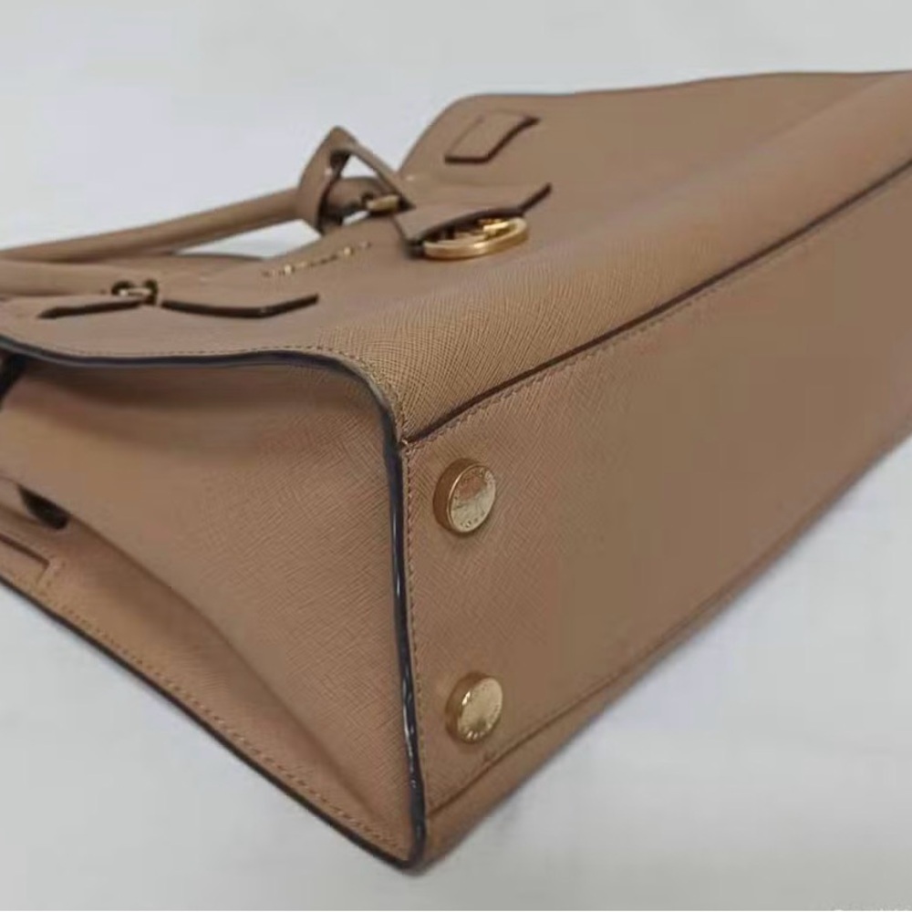 Michael Kors Tan Leather Satchel - Picture 3 of 7